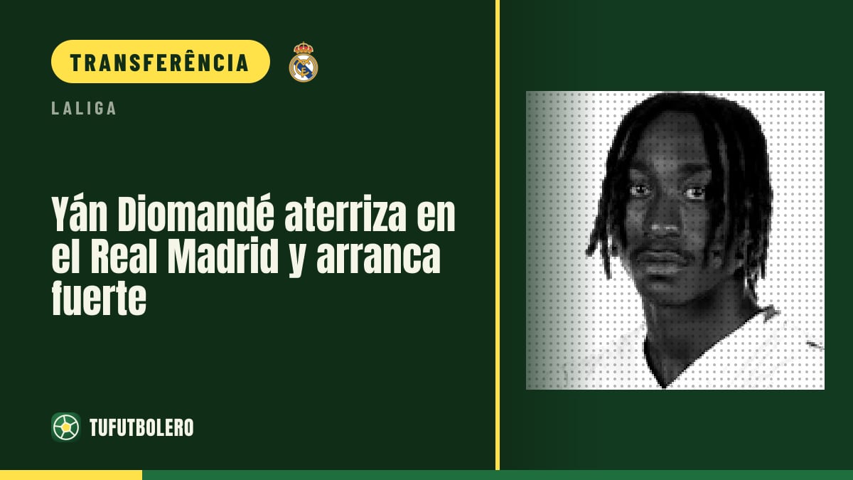 Yán Diomandé chega ao Real Madrid e começa em grande