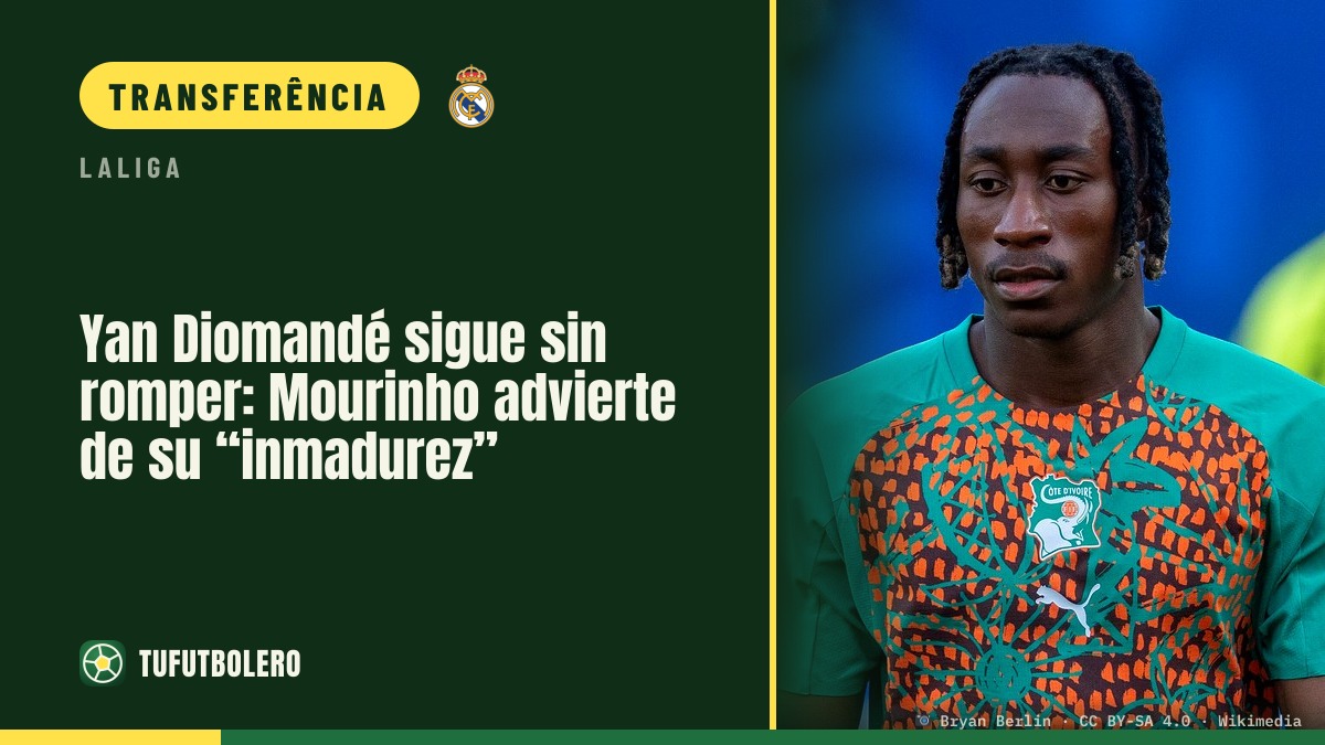 Yan Diomandé continua no modo ‘stand-by’: Mourinho diz que é “jovem demais”