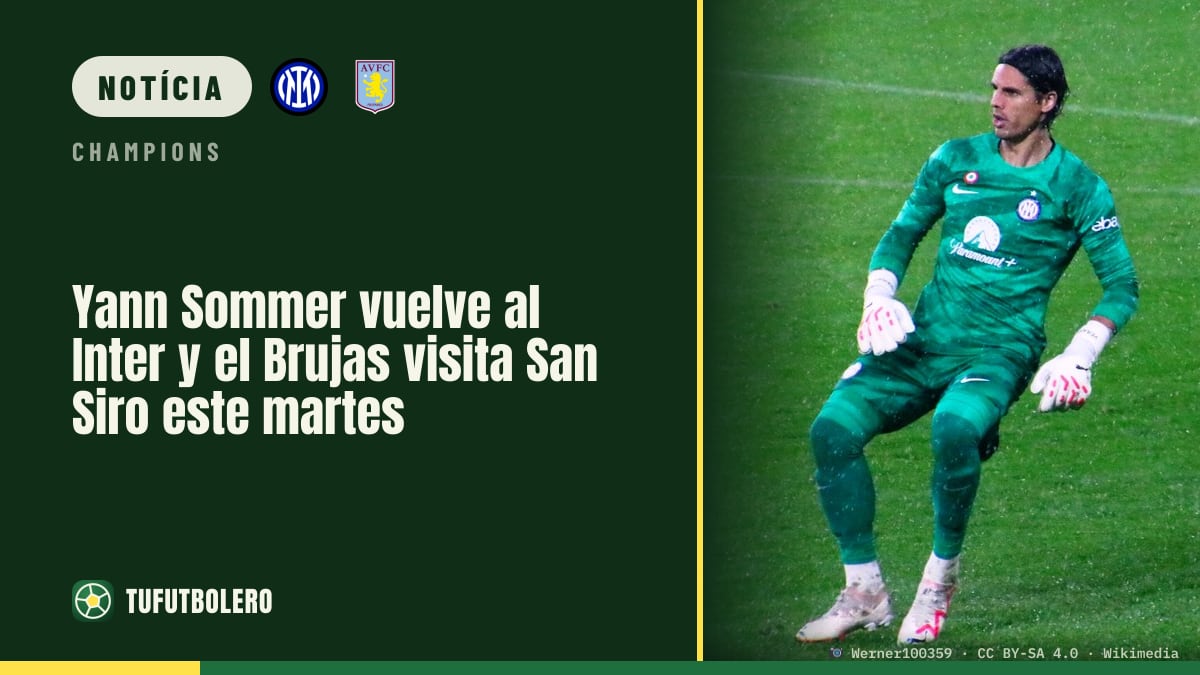 Yann Sommer volta ao Inter: o Bruges visita San Siro na terça