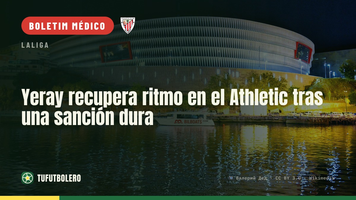 Yeray recupera ritmo no Athletic após uma sanção difícil