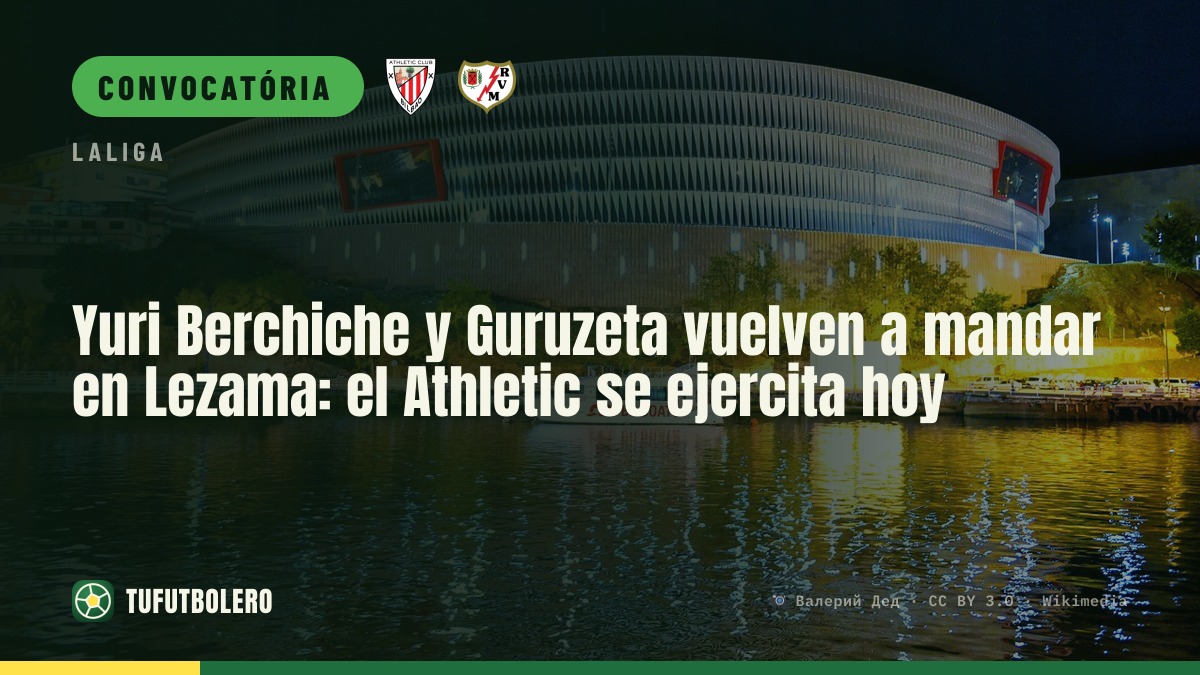 Yuri Berchiche e Guruzeta são o foco: o Athletic volta ao trabalho no Lezama