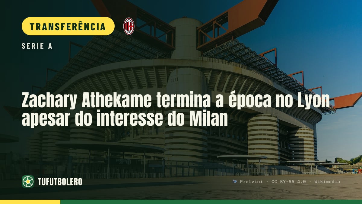 Zachary Athekame termina a época no Lyon apesar do interesse do Milan