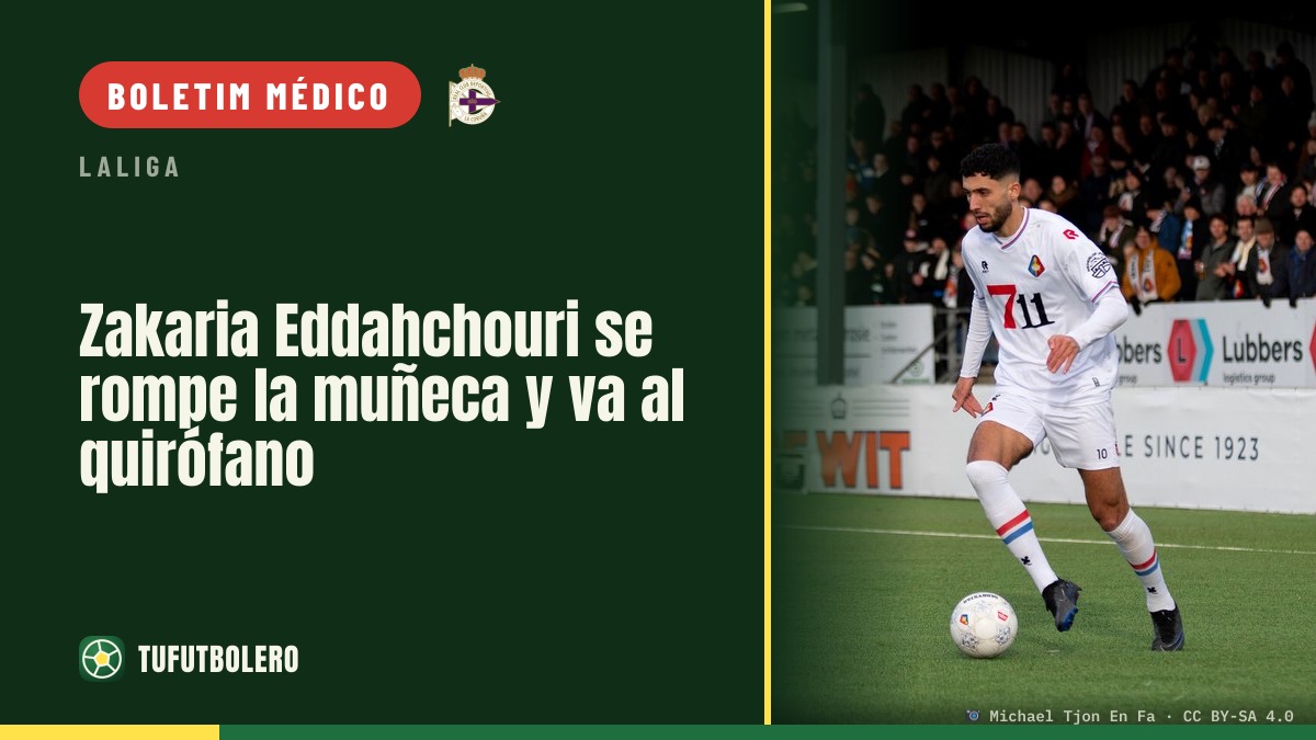 Zakaria Eddahchouri lesionou o punho e vai ao centro cirúrgico