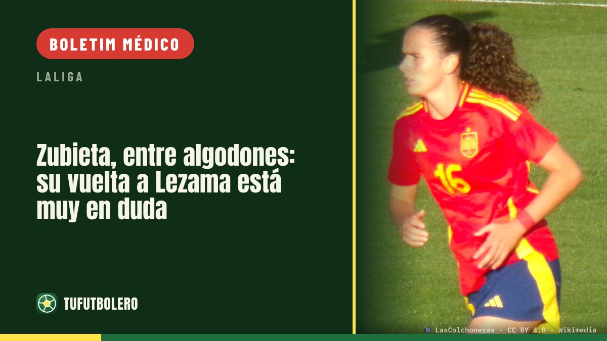 Zubieta em dúvida: o regresso a Lezama está muito complicado